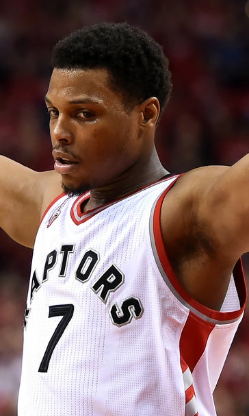 Kyle Lowry's reaction to Bismack Biyombo's posterization is better than the actual dunk